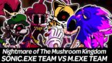M.exe Vs Sonic.exe with Cool Cutscenes – Nightmare of the Mushroom Kingdom | Friday Night Funkin'