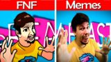 MrBeast Memes Vs Friday Night Funkin | Attack of the Killer Beast Original Vs FNF