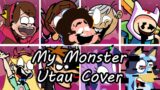 My Monster but Every Turn a Different Character Sings (FNF My Monster but) – [UTAU Cover]