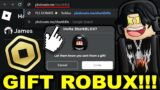 NEW! GIFTING ROBUX VIA PROFILE URL UPDATE!!! (ROBLOX PLS DONATE)