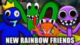 New Rainbow Friends Swaps Boyfriend & Voice but vs Rainbow Friends 3D Friday Night Funkin Mod Roblox