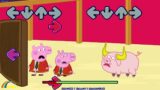 Peppa Pig VS Big Angry Bull in Friday Night Funkin be like || Muddy Puddles Funkin
