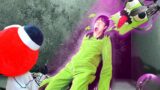 Playful boy turned into Green – FNF x Rainbow Friends x Garten Of Banban x Wednesday