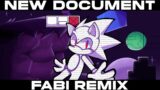 (REMASTERED) Friday Night Funkin' VS Documic.txt: New Document [Fabi remix]