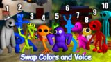 Rainbow Friends Swap Colors and Voice All Phases | Friday Night Funkin' Mod