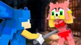 Sonic Zero Two Dodging meme | Sonic CATCHES Amy Rose – FNF Minecraft Animation