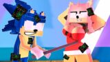 Zero Two Dodging meme | SONIC EXE vs AMY ROSE EXE & TAILS & KNUCKLES | FNF Minecraft Animation