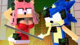 Zero Two Dodging meme | SONIC EXE vs CORRUPTED AMY ROSE & TAILS & KNUCKLES | FNF Minecraft Animation