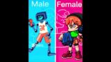 fnf characters gender swap#shorts