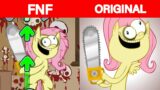 FNF Pinkie Pie & Fluttershy Vs My Little Pony: Shed Animation | Elements Of Insanity