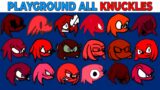 FNF Character Test | Gameplay VS My Playground | ALL Knuckles Test