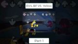 EVIL BF VS Yellow Part 1 (friday night funkin | Impostor V4) #shorts