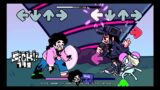 FNF Corrupted Steven and Cassette Girl Sing Pointing Cover