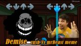 FNF Demise But MrBeast MEME Vs Doors Rush Sing It | FNF Attack of the Killer Beast x Doors Mod