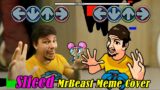FNF MrBeast Meme x Fake MrBeast Meme Sings Sliced | Attack of the Killer Beast -Friday Night Funkin'