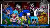 FNF – Sonic vs  8 Girls (different Mods) / 'Mario Is Missing' (Sonic No Effect/Music Video)