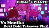 FNF | VS Monika FINAL UPDATE – Doki Doki Takeover Plus! (Main weeks) | Mods/Hard/Gameplay |