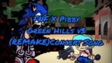 FNF X Pibby:Green Hills v3 Vs Corrupted Sonic(REMAKE)Concept Song by @JPRxml