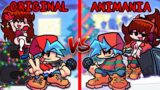 FNF': Animania – Cocoa + Eggnog (Original Vs Erect Remix) (fnf og vs animania comparison)