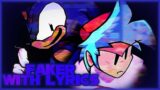 Faker WITH LYRICS | VS Sonic.Exe LYRICAL COVER | FRIDAY NIGHT FUNKIN' with Lyrics