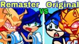 Friday Night Funkin’ Chaos Nightmare HD | Sonic VS Fleetway Remaster VS Original (FNF Mod)