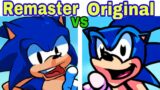 Friday Night Funkin’ Sonic Sez HD | Remaster VS Original | Vs Sonic (FNF Mod)