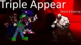 Friday Night Funkin – Triple Appear Mario.EXE, Sonic.EXE And IHY Luigi Vs Kratos (My Cover) FNF MODS