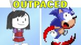 Friday Night Funkin VS Sprint OUTPACED x Rabbit VS Sonic x Joke One Shot Mod (FNF MOD HARD)