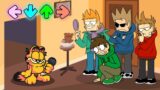 Friday Night Funkin' – Garfield Vs. Tord, Tom, Edd and Matt Eddsworld (FNF Mod)