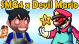 Friday Night Funkin' Perfectin' V6 SMG4 vs. Devil Mario (FNF Mod/Mario/Super Mario)