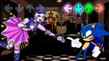 Friday Night Funkin' – Sonic Vs. Ballora | Five Nights at Freddy's (FNF Mods)