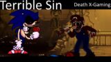 Friday Night Funkin' – Terrible Sing But It's Sonic.EXE Vs Mario.EXE (My Cover) FNF MODS