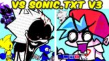 Friday Night Funkin' VS Documic.txt V3 / Sonic.txt V3 | Documic Evil Sonic.exe (FNF MOD/Cancelled)
