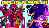 Friday Night Funkin' VS Sonic.EXE VS Mario.EXE | Nightmare of The Mushroom Kingdom (FNF MOD)