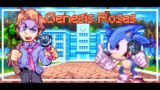 Genesis Roses Friday Night Funkin Senpai VS Sonic