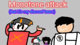 Monotone Showdown|FNF Monotone attack Cover| [+Flm]