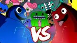 Rainbow Friends x Garten of BanBan BLUE vs BANBAN | Friends to your End Poppy Playtime FNF Animation