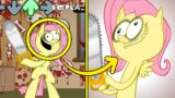 References in FNF VS Pinkie Pie & Fluttershy – Elements Of Insanity | Shed/Cupcakes HD