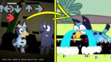 References in Friday Night Funkin' Vs Infected Bluey | Pibby x FNF Mod
