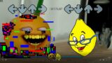 Slice Song But Corrupted Annoying Orange VS Ms.LemonS (FNF Cover)
