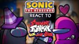 Sonic Characters React To FNF VS IMPOSTER V4 FULL WEEK ( AMONG US ) GCRV PART 6