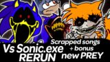 Vs Sonic Rerun Bonus and Scrapped songs Fanmade | Friday Night Funkin'