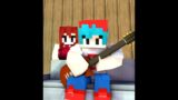 Worth the Guitar Friday Night Funkin and Girlfriend – MInecraft Animation #shorts #animation