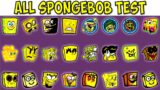FNF Character Test | Gameplay VS My Playground | ALL SpongeBob Test