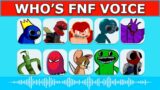 FNF – Guess Character by Their VOICE | Guess The Character | JUMBO JOSH, BOXY BOO, BLUE, SILENT…