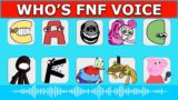 FNF – Guess Character by Their VOICE | Guess The Character | AMBUSH, PEPPA, MOMMY, MR CRAB…