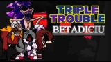 [April Fools] Triple Trouble but every turn a different character is used — FNF BETADCIU