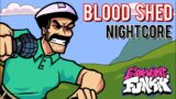 Blood Shed (Nightcore) | Friday Night Funkin' | Happy Wheels