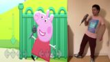 FNF Bluey VS Peppa Pig In Real Life