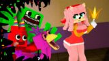 FNF CORRUPTED Garten Of Banban x Chibi Sonic EXE x FNF Rainbow Friends | Minecraft Animation